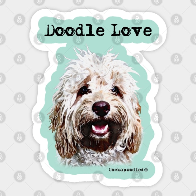 Doodle Dog Love Sticker by WoofnDoodle 